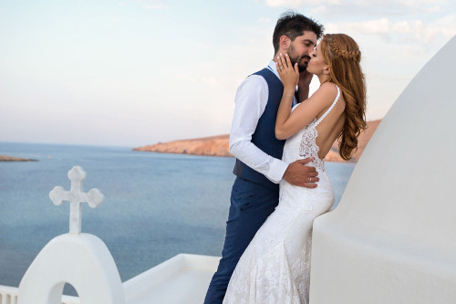 Elena & Thanasis a love story in Mykonos